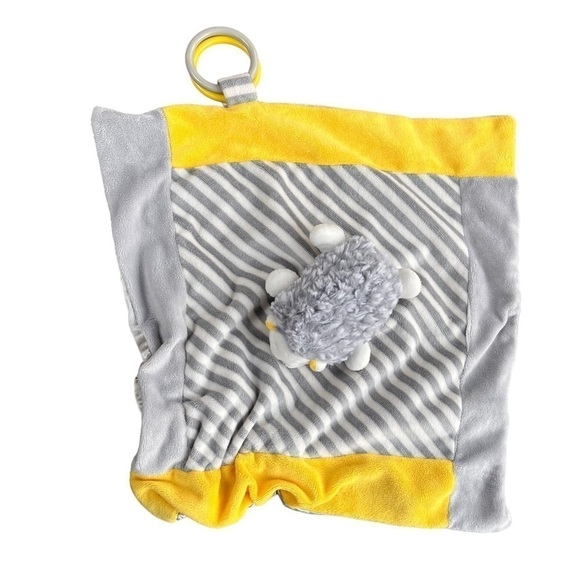 Mary Meyer Hedgehog Lovey Blanket Crinkle Teething Rings - Picture 7 of 9
